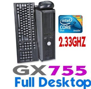 Dell Optiplex GX755 PC FULL DESKTOP Core 2 Duo 2330 MHz 80GB 2GB COMBO XPPRO : Desktop Computers : Computers & Accessories
