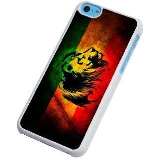 iphone 5C rasta jamaican lion Fashion Trend Design Case/Back cover Metal and Hard Plastic Case Cell Phones & Accessories