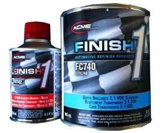 Sherwin Williams Finish 1 Clear Coat Finish Kit, Clear Coat/Activator, 1 qt/.5 pt, Pts # QFC740 and HPFH742: Everything Else