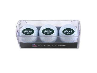 NFL New York Jets 3 Pack Golf Ball Sleeve  Sports Fan Golf Balls  Sports & Outdoors