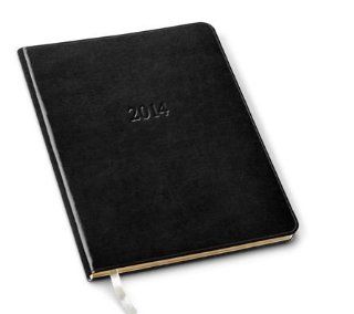 Gallery Leather Black Large Weekly Planner 2014: Everything Else