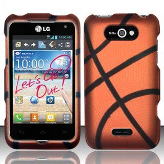 LG Motion 4G MS770 / Optimus Regard LW770 Case (Metro Pcs / Cricket) Sports Basketball Design Hard Cover Protector with Free Car Charger + Gift Box By Tech Accessories: Cell Phones & Accessories