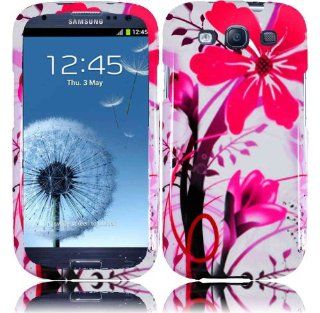 Pink Splash Design Hard Case Cover for SAMSUNG GALAXY S3 S III i747 (ATT) / i535 (Verizon)/ T999 (T mobile) / L710 (Sprint) / i9300: Cell Phones & Accessories