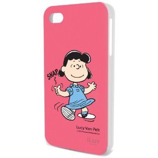 iLuv iCP751LPNK Peanuts Character Case for iPhone 4/4S (Lucy)   1 Pack   Retail Packaging   Pink: Cell Phones & Accessories