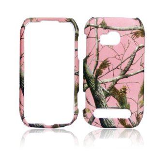 Nokia Lumia 710 PINK CAMO OAK TREE RUBBERIZED HARD COVER CASE SNAP ON: Cell Phones & Accessories