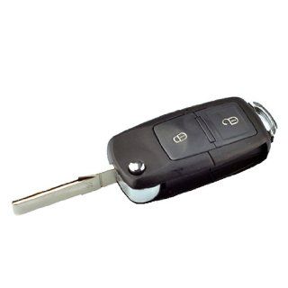 1JO 959 753 DJ/9259 55 Flip Remote Key Case Shell 2 Buttons For Volkswagen VW Seat Passat Golf Polo Bora No Chips Inside : Vehicle Keyless Entry : Car Electronics