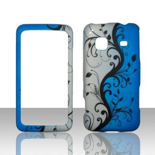 Blue Vines Samsung Galaxy Precedent Straight Talk Phone Cover Case Faceplates Case Cover Hard Snap on: Cell Phones & Accessories