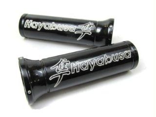 Moto 777 Alloy Black Hand Grips engraved Hayabusa: Automotive