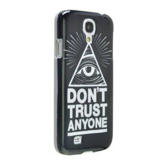 Okeler Mystery Eye Don't Trust Anyone Black Hard PC Case Cover Samsung Galaxy S4 i9500 with Free Pen Cell Phones & Accessories