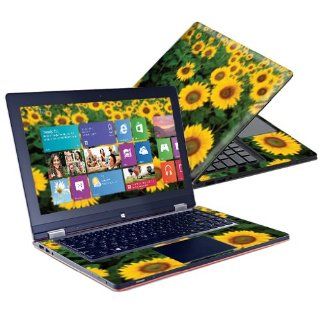 MightySkins Protective Skin Decal Cover for Lenovo IdeaPad Yoga 13 Ultrabook 13.3" screen Sticker Skins Sunflowers: Computers & Accessories