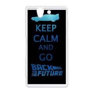 Back to the Future Hard Plastic Back Protective Cover for Sony Xperia Z: Cell Phones & Accessories