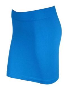 Simplicity ultra slim/stretch fit mini skirt in a seamless design Brown Skirts For Juniors