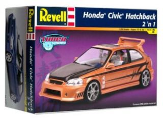 Revell 1:25 Honda Civic Hatchback Tuner Series 2 'n 1: Toys & Games