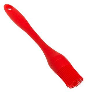 Trudeau All Silicone 10 Inch Basting Brush Red: Kitchen & Dining