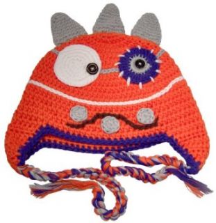 BePe Baby Baby Boys' Crochet Loveable Monster Beanie Hat: Infant And Toddler Hats: Clothing