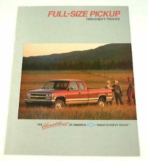 1989 89 Chevrolet CHEVY FULL SIZE PICKUP Truck BROCHURE : Other Products : Everything Else