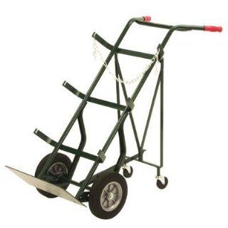 Harper Trucks 786 40 50 Inch High by 21 Inch Wide Utility Hand Truck with Retractable Rear Assembly with 10 Inch Solid Rubber Wheels: Home Improvement