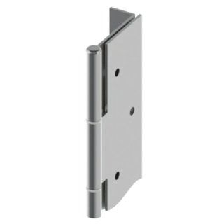 Hager 790 Series Stainless Steel Concealed Leaf Continuous Hinges, Satin Stainless Steel Finish, 1.6mm Inset, 5.6mm Hinge Side, 2108mm Length: Hardware Hinges: Industrial & Scientific