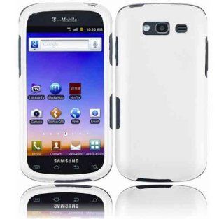 White Hard Shell Faceplate Cover Phone Case for SAMSUNG GALAXY S BLAZE 4G T769 SGH T769: Cell Phones & Accessories