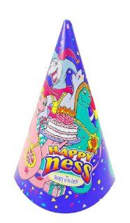 Happy Ness Secret of the Loch Birthday Dinosuar Party Hats   8cnt.: Toys & Games