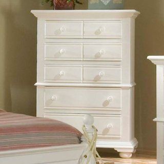 Cottage Traditions 5 Drawer Chest Finish: Distressed Eggshell White   Chests Of Drawers