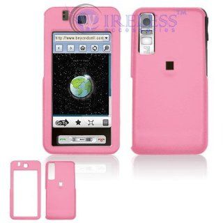 Rubberized Plastic Phone Cover Case Pink For Samsung Behold T919: Cell Phones & Accessories