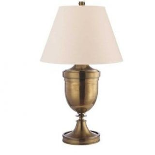 Rhinecliff 1 Light Table Lamp Shade Color: White, Finish: Vintage Brass, Size: Large    