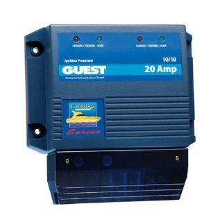 Guest 2622A Dual Bank Battery Cruising Charger : Boating Battery Chargers : Sports & Outdoors