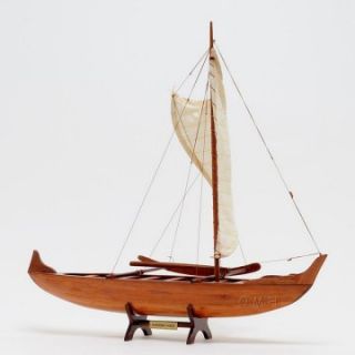 Old Modern Handicraft Hawaiian Fishing Canoe   Model Boats & Accessories