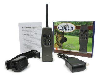 Dog Training Collar   Remote Controlled, Rechargeable Training Shock Collar By Canine Coach : Pet Training Collars : Pet Supplies