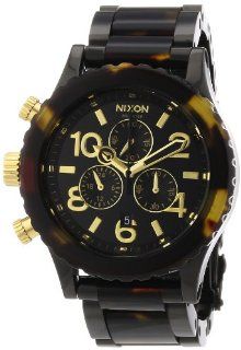 Nixon 42 20 Chrono Watch All Black/Tortoise, One Size [Watch] Nixon: Nixon: Watches