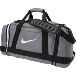 Nike Hoops Elite Medium Duffel Charcoal/Black/(White)   Nike All Purpose Duffels: Clothing