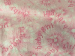 Baby girl Pink Fleece 58 Inch Wide Fabric By the Yard from The Fabric Exchange 