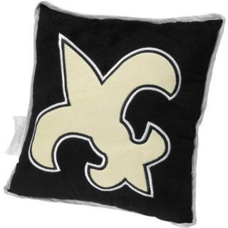 New Orleans Saints NFL Football 2013 Big Logo Fleece Throw Pillow  Sports & Outdoors