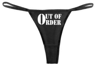 Out Of Order  High Quality Sexy Thong Underwear (Black Color) MEDIUM SIZE: Everything Else