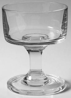 Dansk Erika Champagne/Tall Sherbet   Clear,Plain,Square Bowl,Multisided Stem