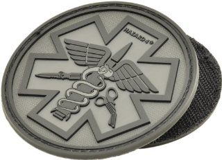 Hazard 4 Battle Paramedic Rubber 3D Velcro On Patch, Coyote: Sports & Outdoors