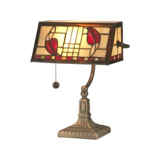 Dale Tiffany Henderson Bankers Accent Lamp   Desk Lamps