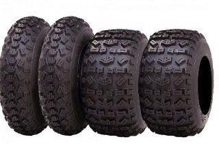 Full set of STI Tech 4 MX 20x6 10 and 18x10 8 ATV Tires (4) Automotive