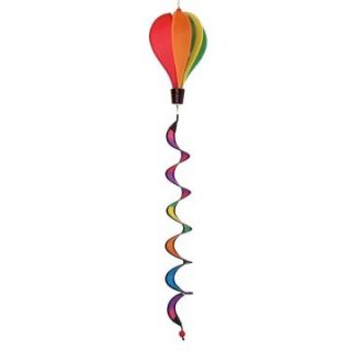 In the Breeze Mini Rainbow Hot Air Balloon Wind Spinner   Wind Spinners