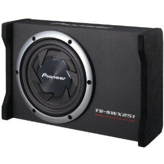 Pioneer 800 Watt Shallow Series Preloaded 10" Subwoofer with Sub Enclosure, Composite IMPP Cone, Air Suspension System, 20 Hz To 114 Hz Frequency Response, 89 dB Sensitivity, Black Finish : Vehicle Subwoofer Systems : Car Electronics