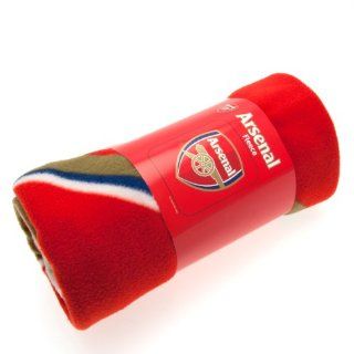 Arsenal FC Authentic EPL Fleece Blanket BL : Sports Fan Throw Blankets : Sports & Outdoors