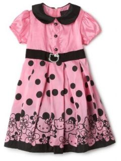 Hello Kitty Girls 2 6x Party Dress, Doll Pink, 6: Clothing