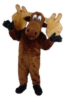 Cartoon Moose Mascot Costume: Adult Sized Costumes: Clothing