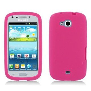 Bundle Accessory for US Cellular Samsung Galaxy Axiom R830   Pink Silicon Skin Case Protector Cover + Lf Stylus Pen + Lf Screen Wiper Cell Phones & Accessories