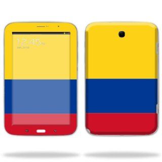 MightySkins Protective Skin Decal Cover for Samsung Galaxy Note 8.0 Tablet with 8" screen Sticker Skins Colombian Flag: Computers & Accessories