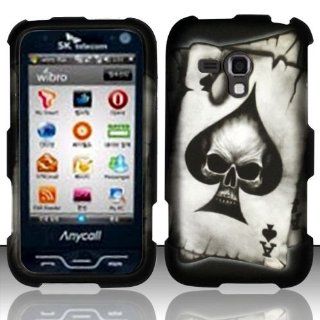 Bundle Accessory for Samsung Galaxy Rush M830   Spade Skull Designer Hard Case Protector Cover + Lf Stylus Pen + Lf Screen Wiper Cell Phones & Accessories