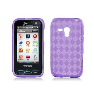 Clear Purple Flex Cover Case for Samsung Galaxy Rush SPH M830: Cell Phones & Accessories