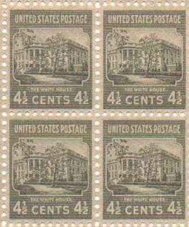 The White House Set of 4 x 4.5 Cent US Postage Stamps NEW Scot 809: Everything Else
