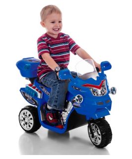 Lil Rider FX 3 Wheel Motorcycle Bike Battery Powered Riding Toy   Blue   Battery Powered Riding Toys